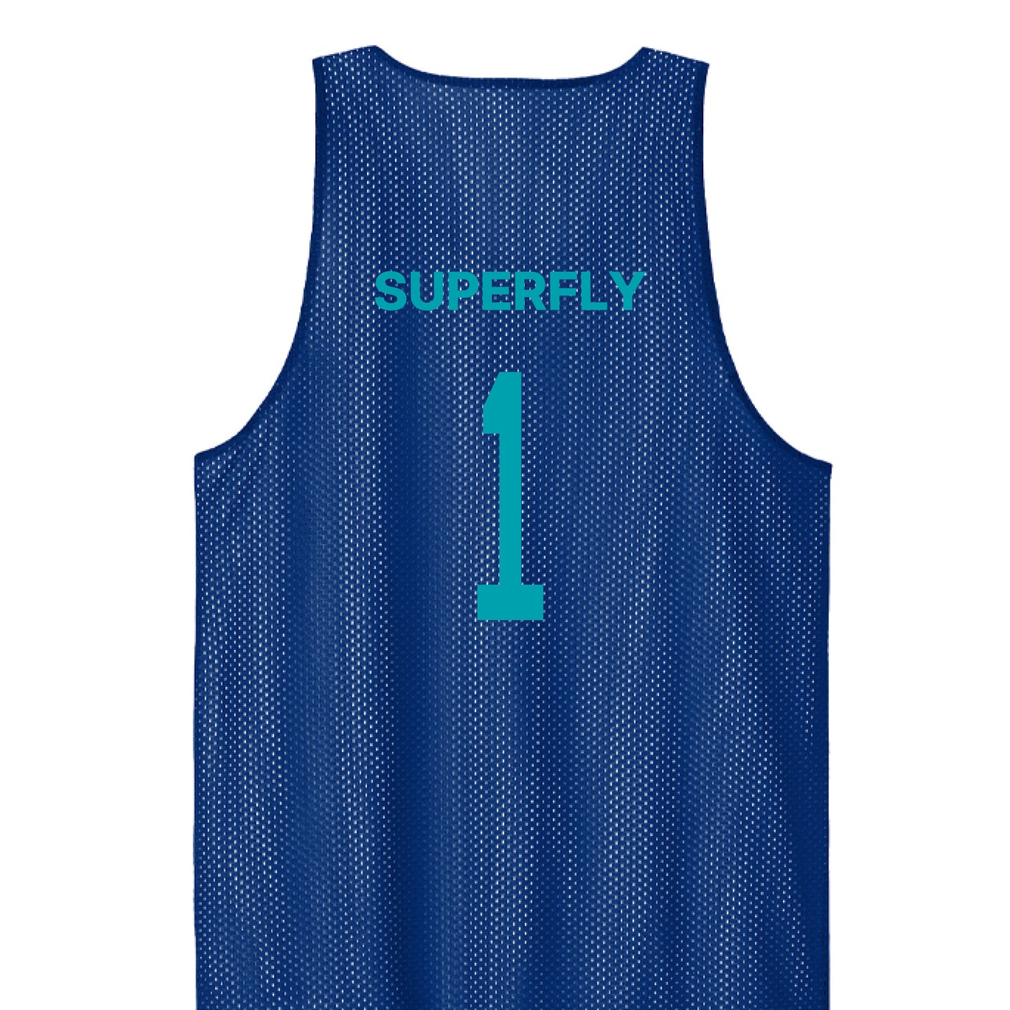 True Royal/ White - BACK
