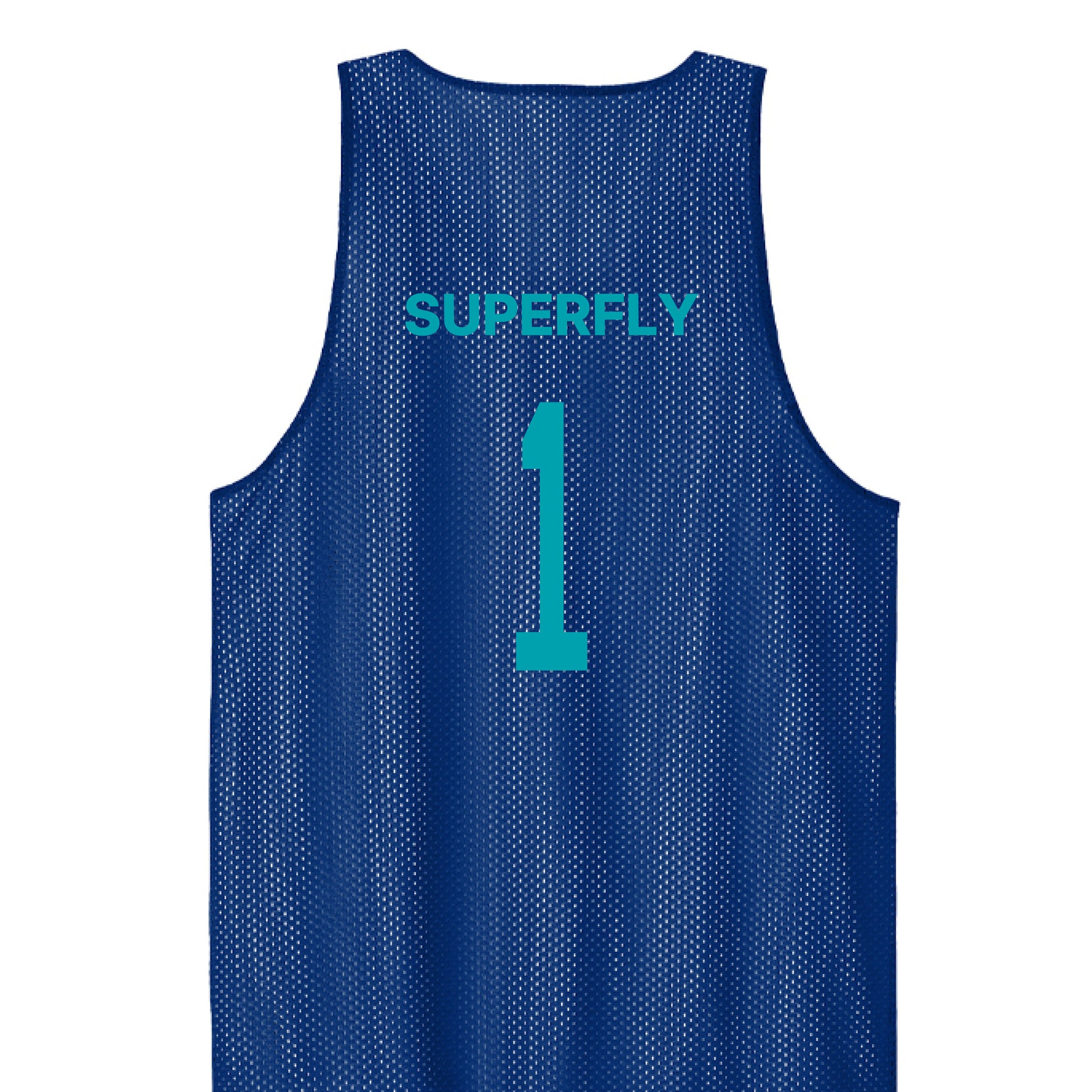 True Royal/ White - BACK