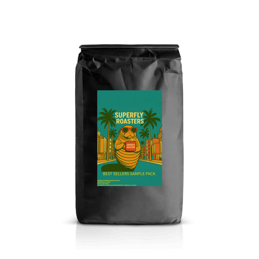 Best Sellers Sample Pack: 6Bean, Cowboy, Breakfast, Peru, Mexico, Bali